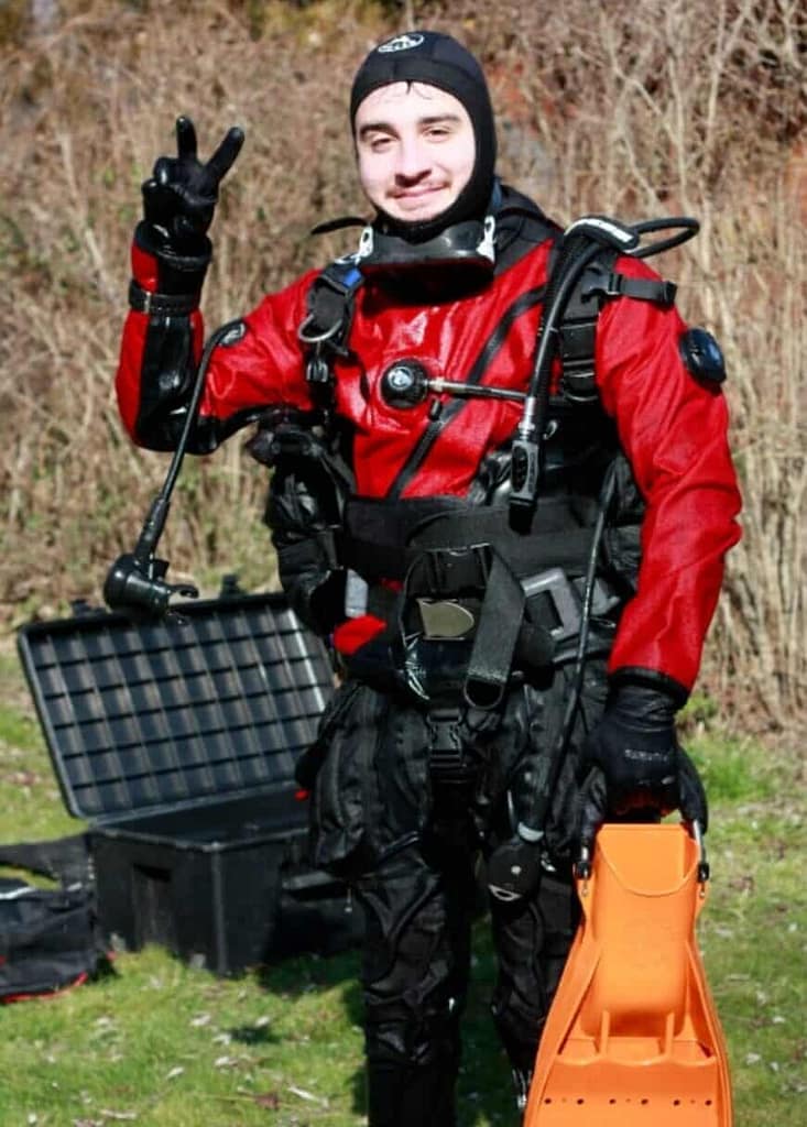 Istruttore del corso sub, Open water diver, immersione